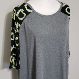 NEW VAMP XS Lularoe Baseball IRMA Vampire Teeth Fangs too cool!